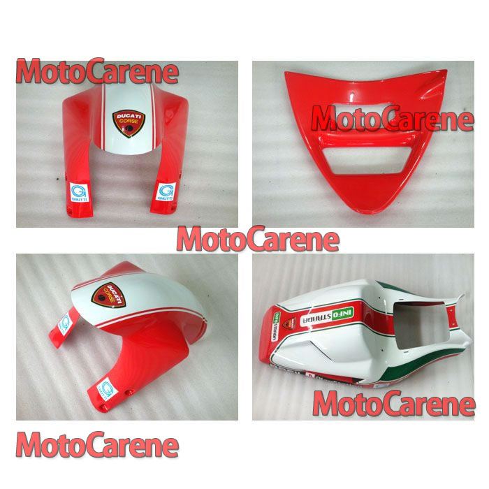 DUCATI Carena ABS 996 / 748 / 996 IN Kit completo Fairing Shell corse Art 04