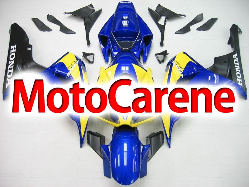 HONDA CBR 1000 RR Year 06 07 Carena ABS Kit Bodywork Fairing Art 06 Blu Giallo