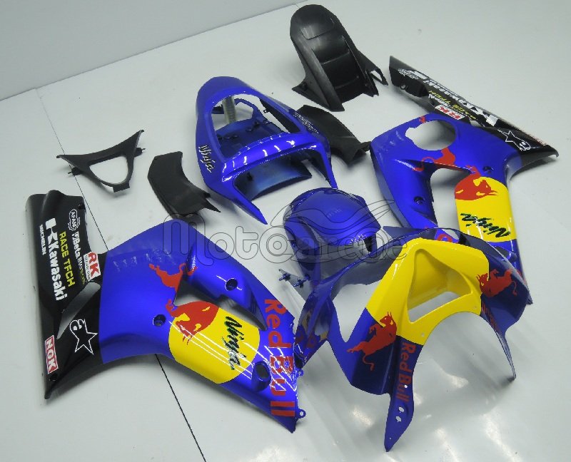 KAWASAKI ZX 6R Carena ABS Year 2003-2004 Kit Fairing Art 25  Toro Rosso