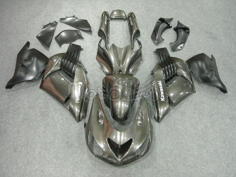 KAWASAKI ZX 14R Carena ABS Anno 2006 - 2007 Kit Fairing Art 03 Grey metal Total