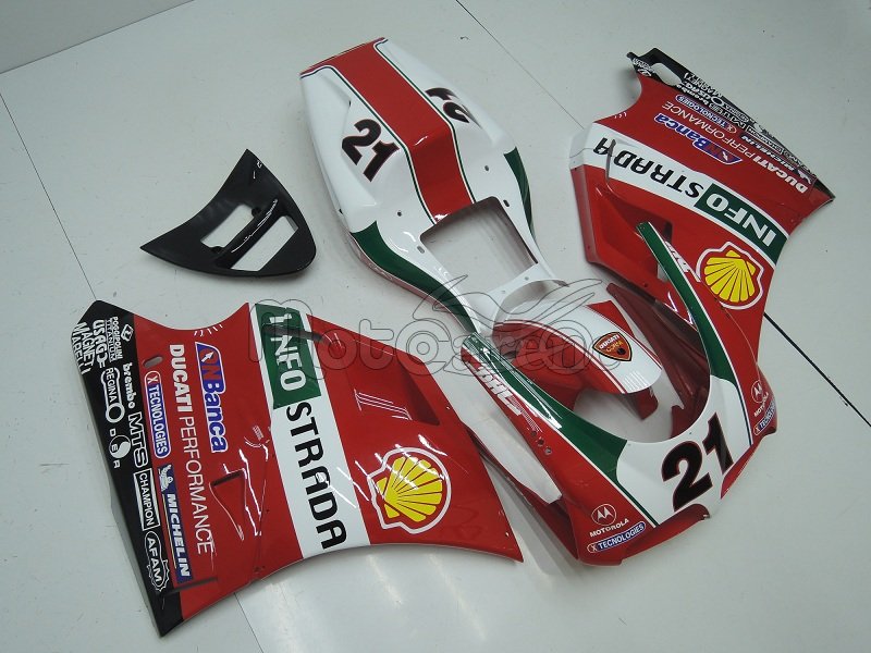 DUCATI Carena ABS 748-916-996-998 anno 96/02 Kit completo Fairing art. 03 Bayliss