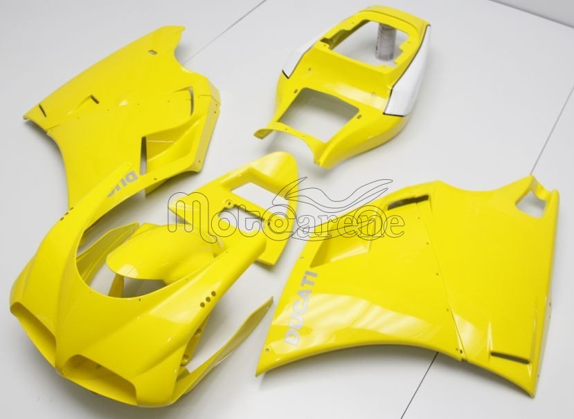 DUCATI Carena ABS 748-916-996-998 anno 96/02 Kit completo Fairing art. 08 Giallo Yellow