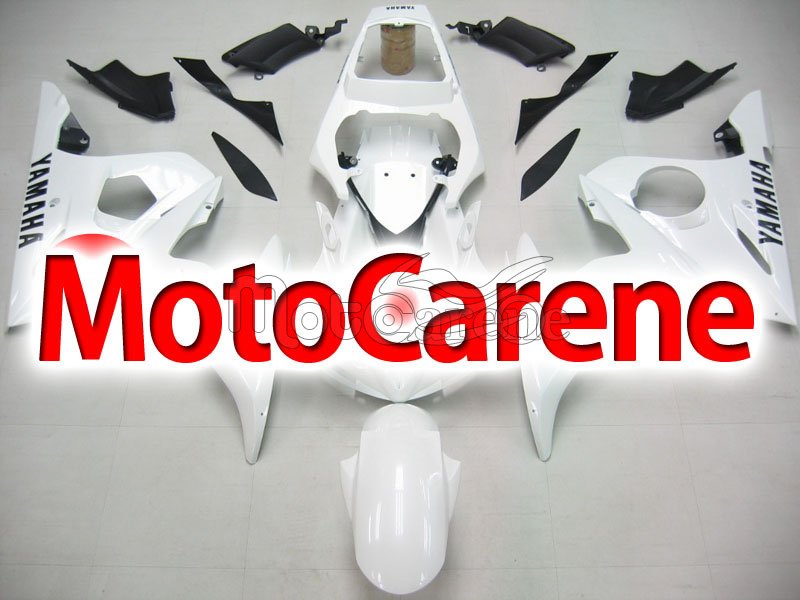 YAMAHA YZ-F R6 Carena ABS year 2005 body workArt 10 Total White