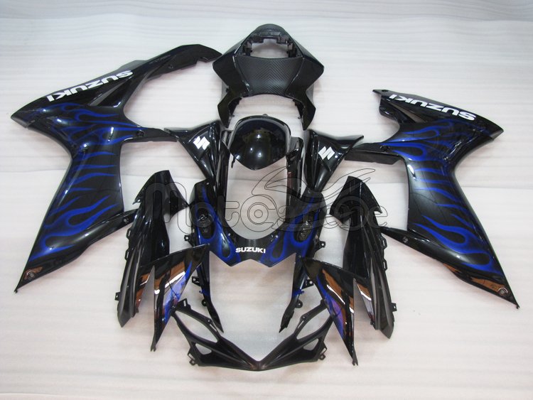 SUZUKI K11 GSX 600 - 750  anno 2011 2020 Carena ABS Art  09 Black fire blue