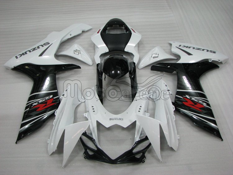 SUZUKI K11 GSX 600 - 750  anno 2011 2020 Carena ABS Art  10  Bianco nero R red