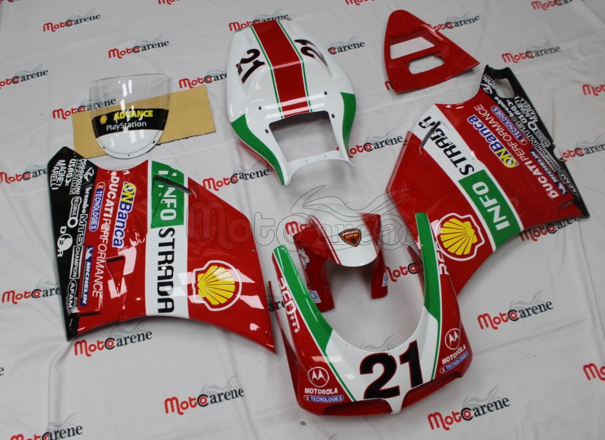 Carena ABS DUCATI  748-916-996-998 anno 1996 2002 Kit completo  art. 03 Bayliss