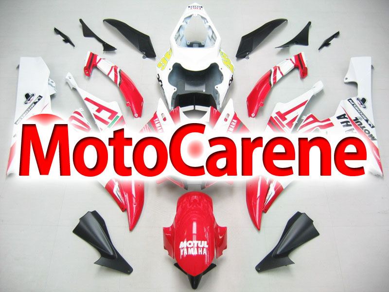 YAMAHA YZ-F R6 Carena ABS Anno 2006 2007 Kit Fairing Art 21 Fiat Red Vale 46