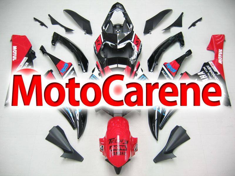 YAMAHA YZ-F R6 Carena ABS Anno 2006 2007 Kit Fairing Art 25  Energy Drink Red