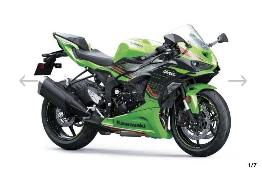 Kawasaki ZX 6R Carena ABS Anno 2024 - 2025   Art 01 Verde Ninja