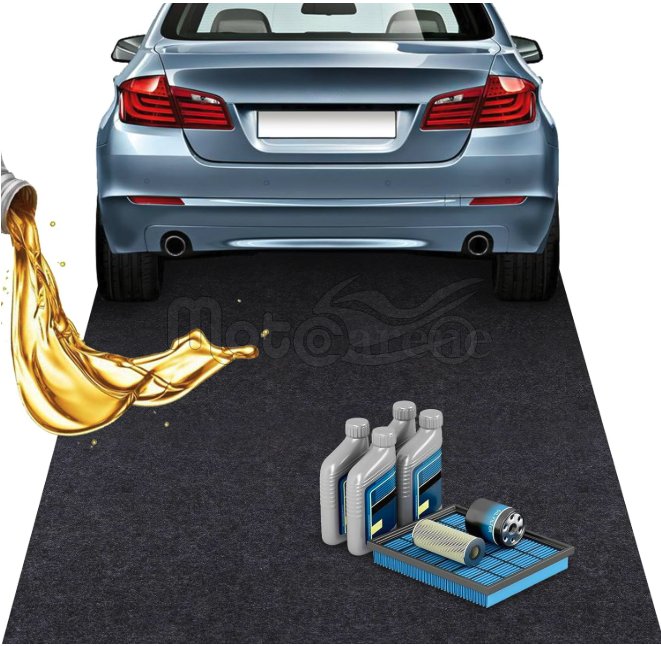 Tappetino Moto per Garage 90x150 cm per la Raccolta dell'Olio per Moto e Banco da Lavoro SPEDIZIONE GRATIS