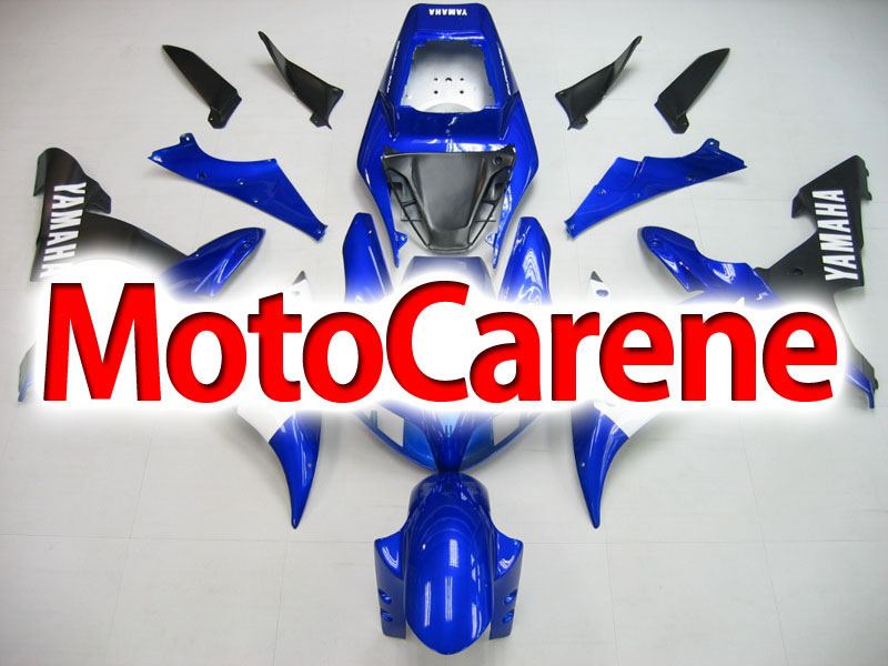 YAMAHA YZ-F R1 Carena ABS Year 2002 - 2003 Kit Fairing Delta box III Art 01 Blu Lorenzo