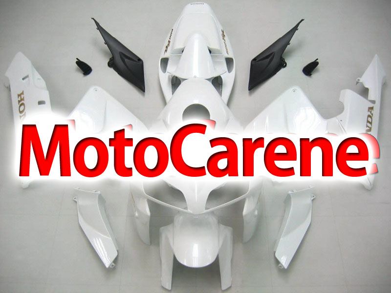 Honda CBR 600 RR 2005-2006 CARENA ABS ART 37 Bianco Perla adesivo Oro