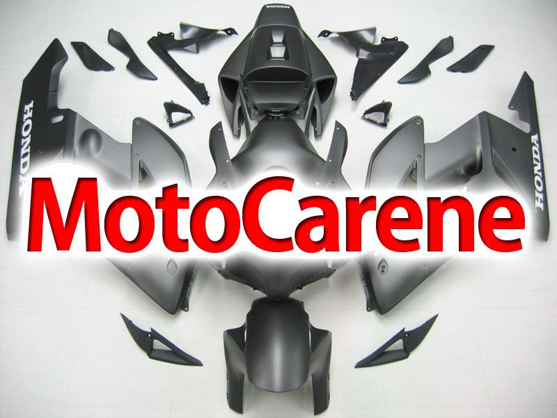 HONDA CBR 1000 RR anno 04 05 Carena ABS Kit Bodywork Fairing Art 24 Nero Opaco