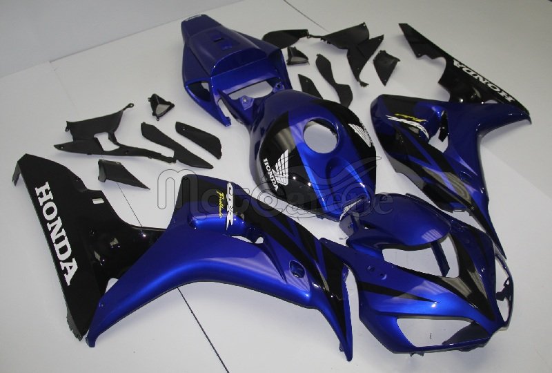 HONDA CBR 1000 RR Year 06 07 Carena ABS Kit Bodywork Fairing Art 36 Blu