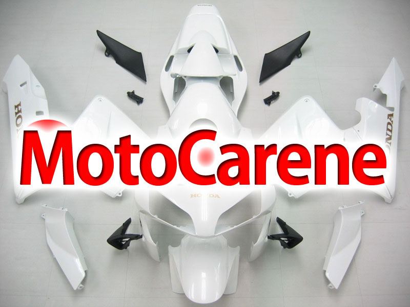 Honda CBR 600RR Fairing Kit Carena ABS Anno 2003 2004  ART. 32 Bianca Adesivi Oro