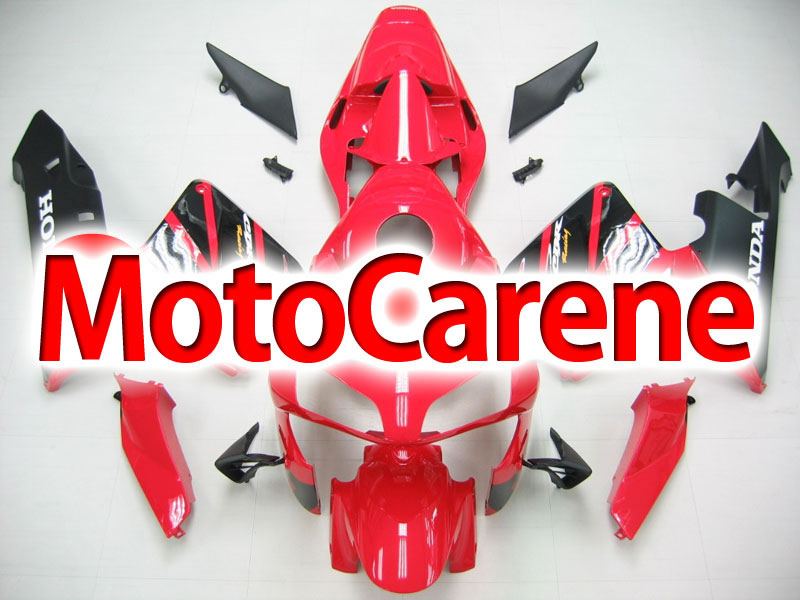 Honda CBR 600RR Fairing Kit Carena ABS Anno 03 04 Art. 43 Rosso Nero Diavolo