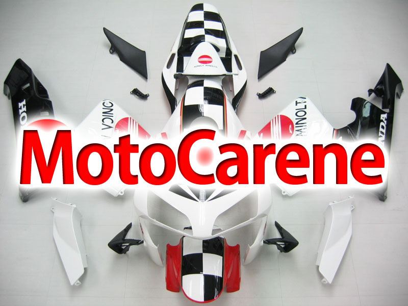 Honda CBR 600RR Fairing Kit Carena ABS Anno 03 04 Art.56 Scacchi Konica Minolta