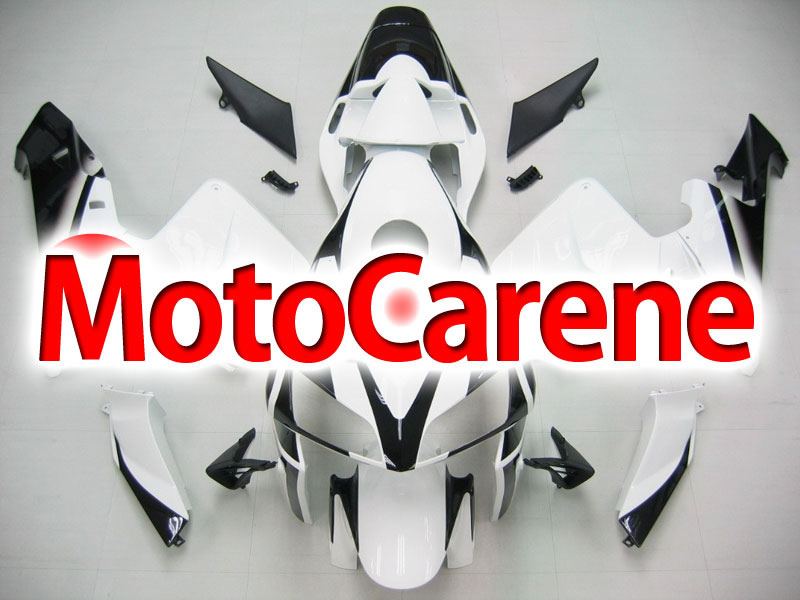 Honda CBR 600RR Fairing Kit Carena ABS Anno 03 04 Art. 65 Bianca Particolare Neri